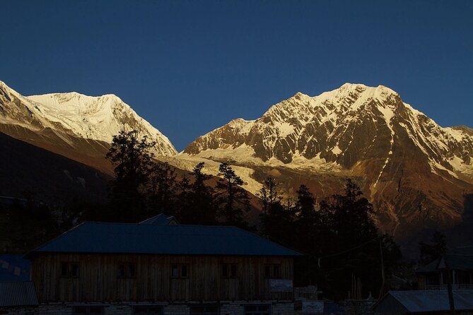 10 Days Manaslu Circuit Trek in Larke La Pass - Namrung to Samagaon: suspension bridges and wider mountain horizons
