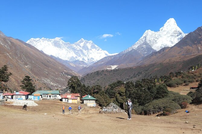 12 Day Everest Base Camp Guided Trek - Up toward Lobuche: a steeper feeling and big glacier views