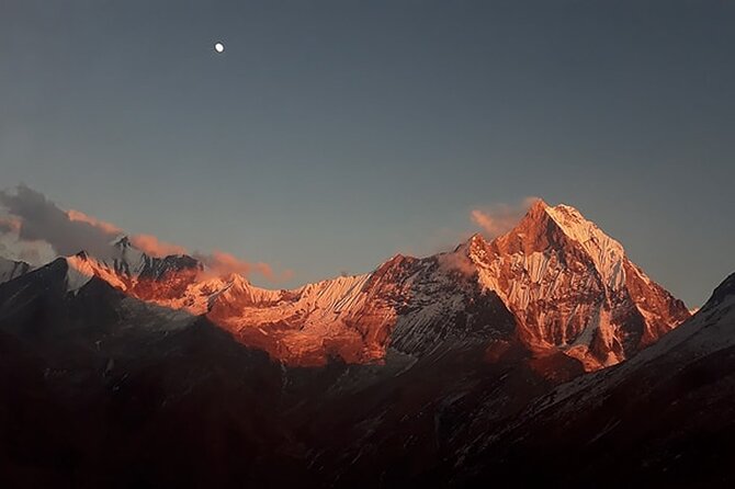 12 days A Perfect hiking tour to Annapurna Base Camp via Ghorepani and Poon Hill - Poon Hill sunrise at 3210m and the push to Tadapani