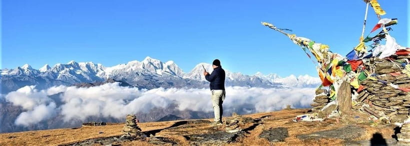 4 Days Pikey Peak Trek : The Best View of Mt Everest - Day 2: Pikey Base Camp at 3,640m and the quiet high air