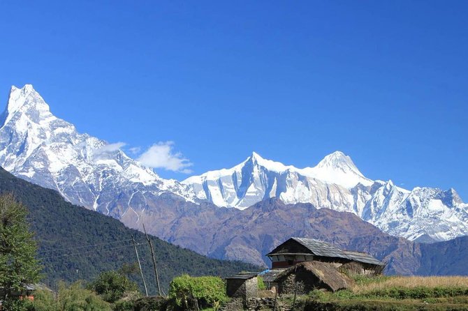 Annapurna Ghorepani Poon Hill trek from Pokhara short and easy hike in Himalaya - Poon Hill early morning and the walk to Tadapani