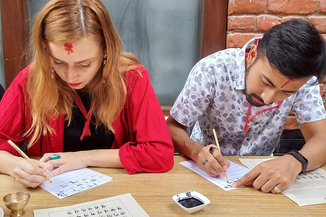 Discover Ranjana Lipi the Traditional Newari Script - What you eat: Samay Baji and the Newari platter rhythm