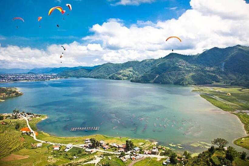 Essence of Nepal: 4-Day Tour Kathmandu, Nagarkot & Pokhara - Phewa Lake, Davis Falls, Gupteshwor Cave, and Pumdikot viewpoints