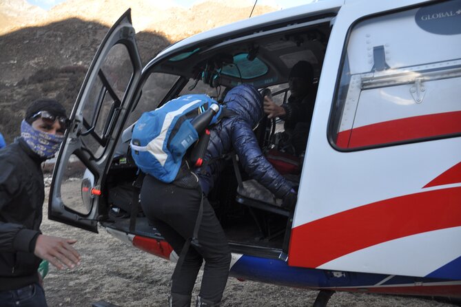 Everest Base Camp Helicopter Tour landing at Hotel Everest View - Pheriche and the window-seat plan (a smart detail)
