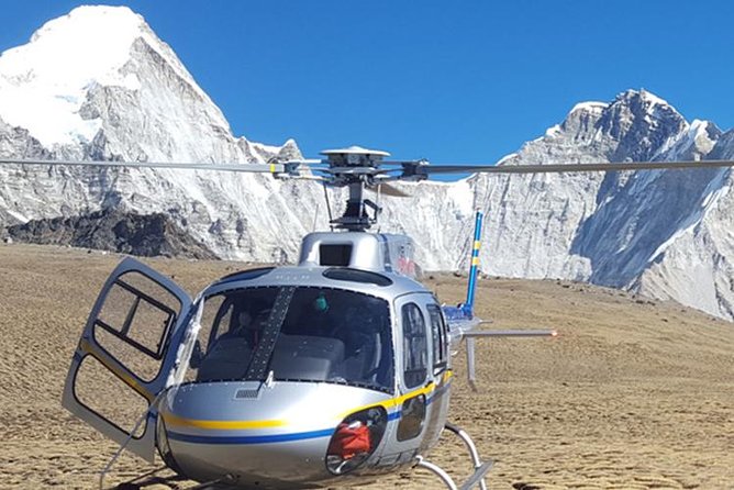Everest Base Camp Helicopter Tour landing at Hotel Everest View - Everest Base Camp flyover: the “quick hit” you plan for