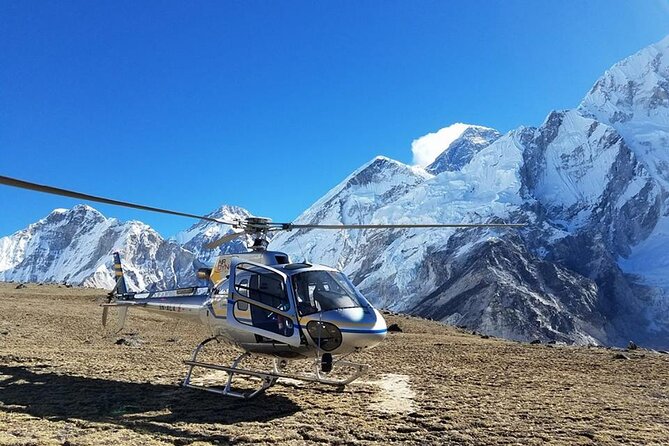 Everest Base Camp Landing by Helicopter at kalapathar View Point - Kalapathar Landing: Everest, Pumori, Lhotse, Nuptse, and 360° Photo Time
