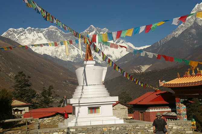Everest Panorama Trek - Phakding to Namche Bazaar: pine forests, Dudh Koshi, and bridge energy