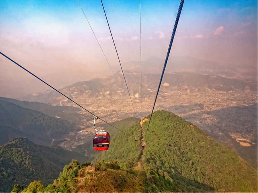 From Kathmandu: Chandragiri Hill Cable Car Tour - The Cable Car Ride: When the Views Start Working