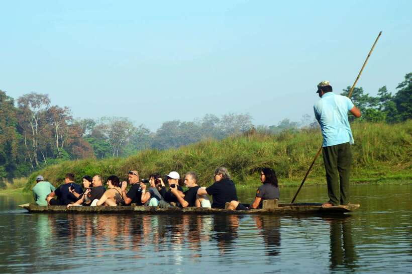 From Kathmandu/Pokhara: 2, 3, or 4-Day Chitwan Jungle Safari - Beyond the jeep: Rapti River canoe ride and jungle walk