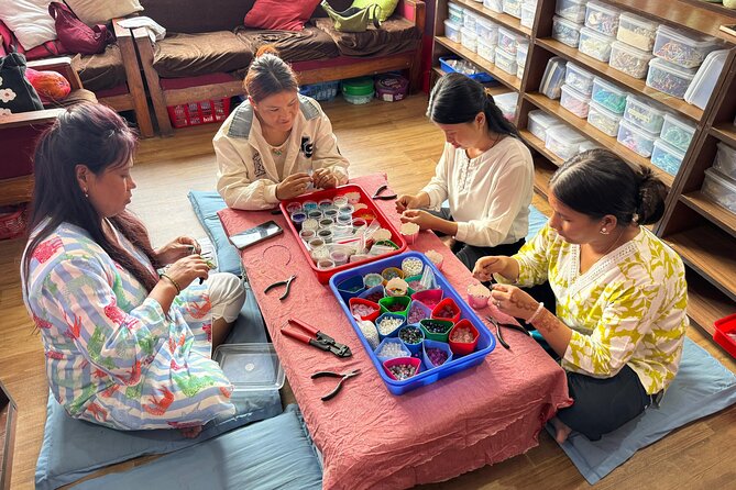 Handmade Jewellery Workshop with Nepali Women - Welcome drink, then workshop mode: what happens during the 3 hours
