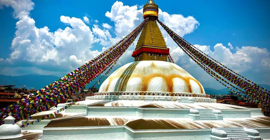 Kathmandu: 7 UNESCO-Listed city sites group day trip - Swayambhunath Stupa: start with the view and the symbolism