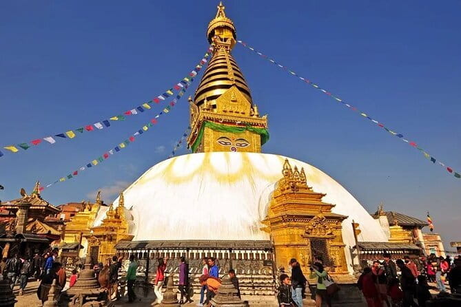 Kathmandu: Kopan Monastery, Swayambhu and Boudha Nath Stupa Tour - Boudhanath Stupa: how to read the big pilgrimage center