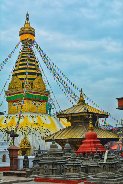 Kathmandu's 7 UNESCO Heritage Gems: Private Full-Day Tour - Swayambhunath Stupa: Monkey Temple Views and First Impressions