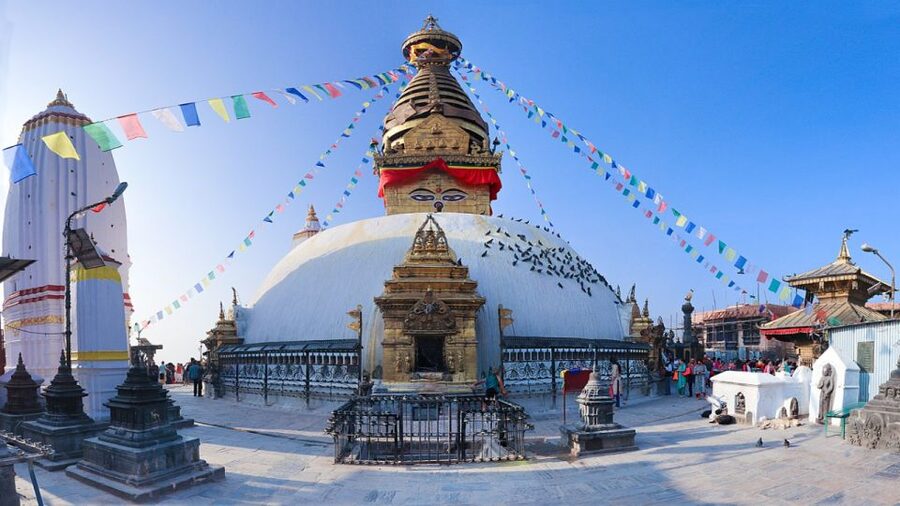 Kathmandu Sightseeing By Bus Day Trip - Swayambhunath Temple: Viewpoints Plus Temple Details
