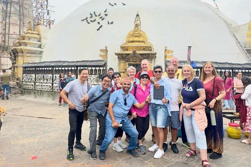 Kathmandu: Top 4 UNESCO Tour with Lunch - Private/Group - Stop 4: Boudhanath Stupa and the calm of Tibetan Buddhism