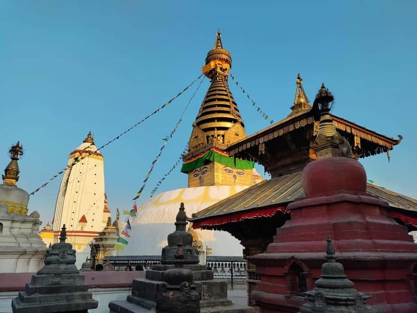 Kathmandu UNESCO Heritage Tour with Local Food Tasting - Swyambhunath Stupa: Monkey Temple views and chanting