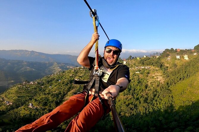Kathmandu: Zipline Adventure in Dhulikhel with Pickup & Lunch - Nepal’s Classic Zipline in Dhulikhel: 1100 Meters, Up to 110 km/h, 240 Feet Down