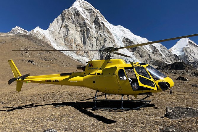 Landing Private Helicopter at Everest base camp & Gokyo for photo - Gokyo Lake Landing: A Different Side of the Everest Story
