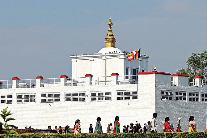Lumbini Pilgrimage Tour by Flight- 2 Days - Day One in Lumbini: Temples, Pillars, and Tilaurakot