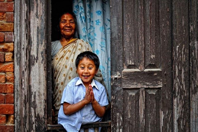 Millennium Homestay Trek - Khairenitar Magar Samaj Hall day: views, river walking, Shaman show, and evening prayers