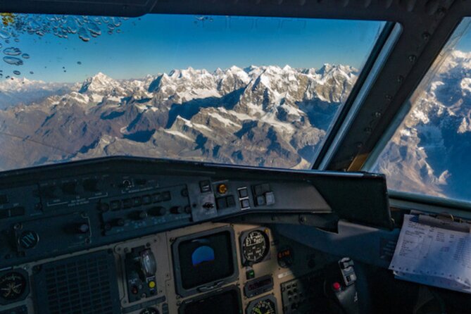 Mountain Everest Scenic Flight with Hotel Pickup and Dropoff - In the Air Over the Eastern Himalayas: Everest from the window