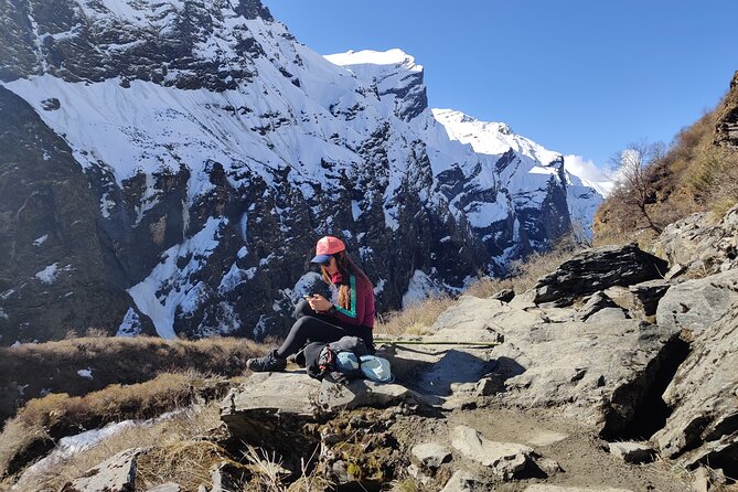 Private 12-Day All Inclusive Guided Annapurna Base Camp Trek Tour - Jhinu Danda hot springs and the long downhill back to Pokhara