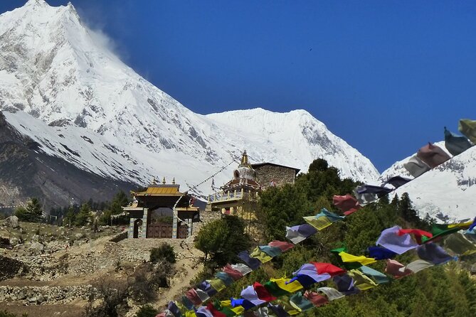 Tsum Valley and Manaslu Trek - Sama and rest days: glacier views and gompas around Manaslu