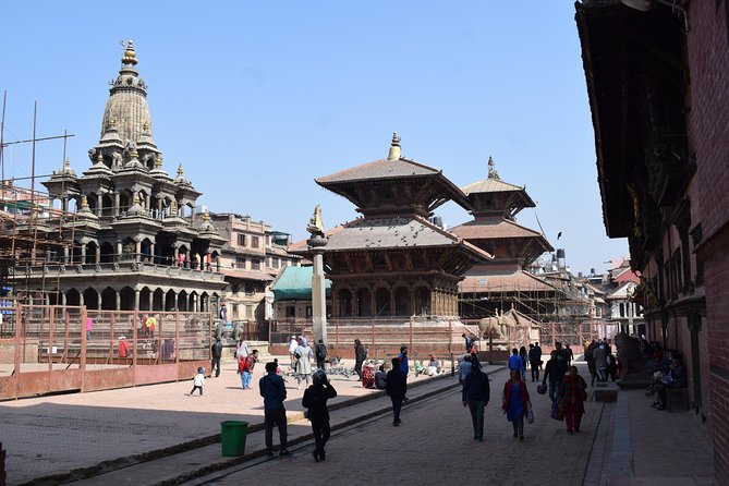 UNESCO Seven World Heritage Tour in Kathmandu - Swayambhunath and Amideva Buddha Park: stairs, prayer wheels, and the view